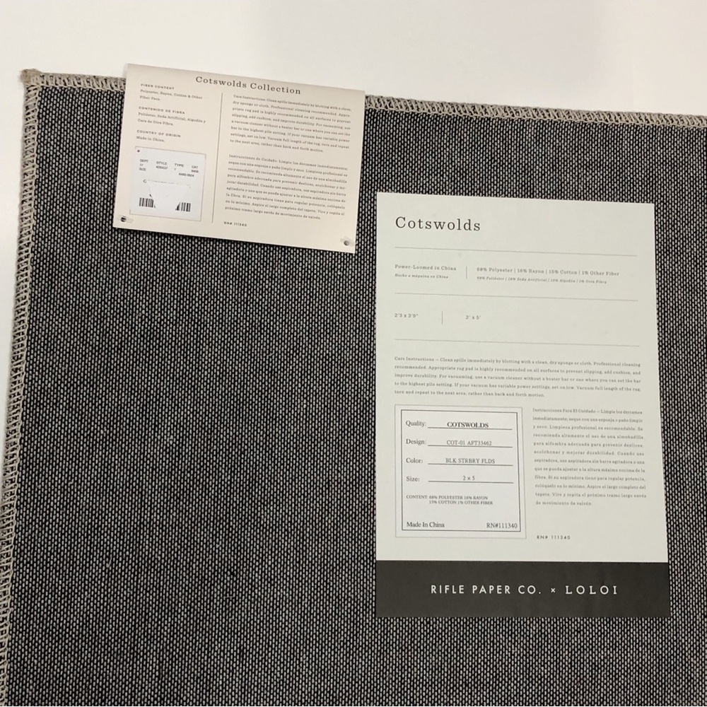 Rifle Paper Co. Runner Rug - Picture 8 of 8